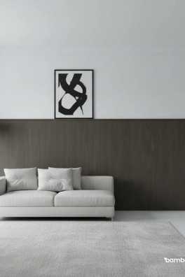 Wandpaneel Houtlook, Donker Noten Wandpaneel Houtlook, Donker Noten