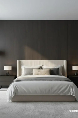 Wandpaneel Houtlook, Donker Noten Wandpaneel Houtlook, Donker Noten