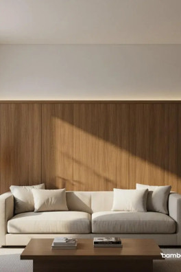 Wandpaneel Houtlook, Walnoot Warm Klassiek