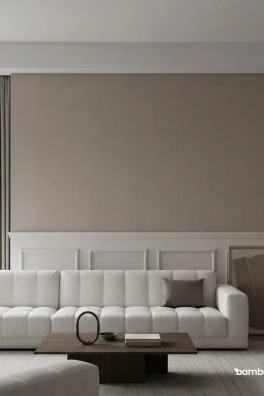 Wandpaneel Linnenlook, Natuurlijk Grijsbeige Wandpaneel Linnenlook, Natuurlijk Grijsbeige