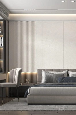 Wandpaneel Luxe Leer, Crema Leather