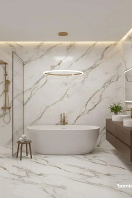 Wandpaneel Natuursteen & Marmer, Calacatta Wandpaneel Natuursteen & Marmer, Calacatta