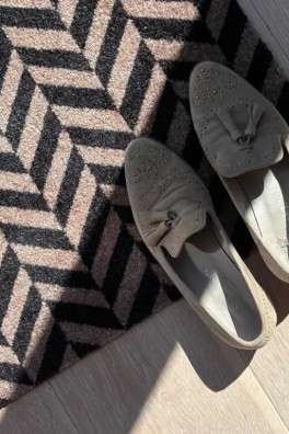 Deurmat Bone Grey