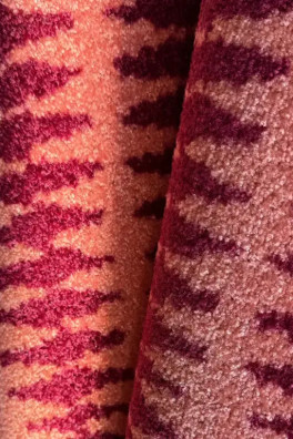 Deurmat Urban Wave Burgundy Deurmat Urban Wave Burgundy
