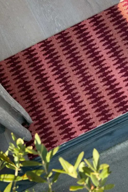 Deurmat Urban Wave Burgundy Deurmat Urban Wave Burgundy
