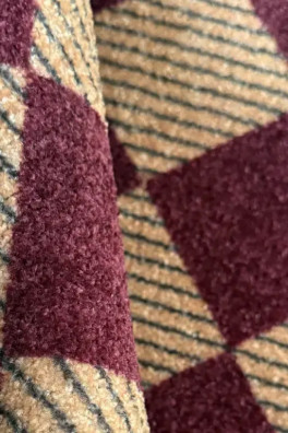 Deurmat Classic Square Burgundy Deurmat Classic Square Burgundy