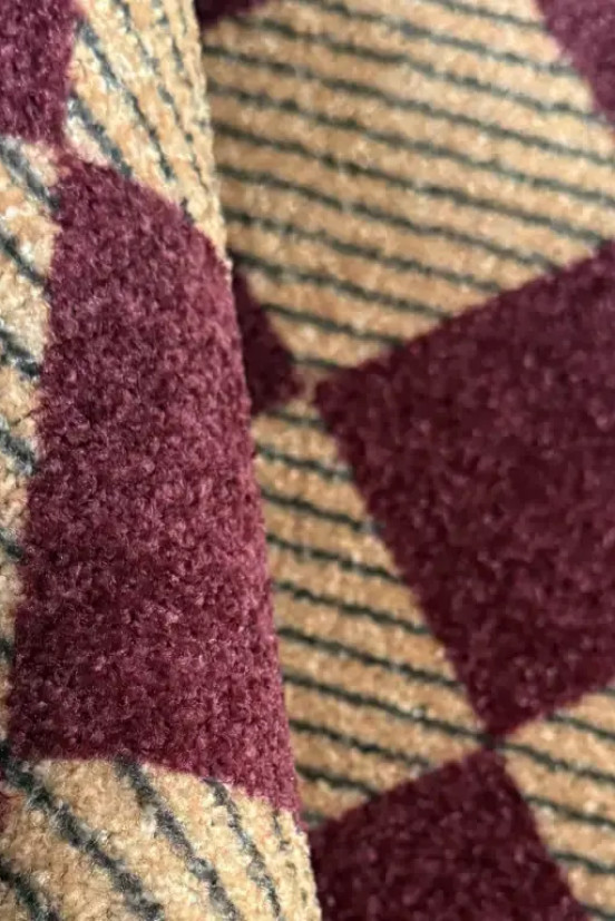 Deurmat Classic Square Burgundy Deurmat Classic Square Burgundy