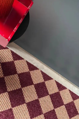 Deurmat Classic Square Burgundy Deurmat Classic Square Burgundy