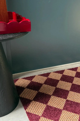 Deurmat Classic Square Burgundy