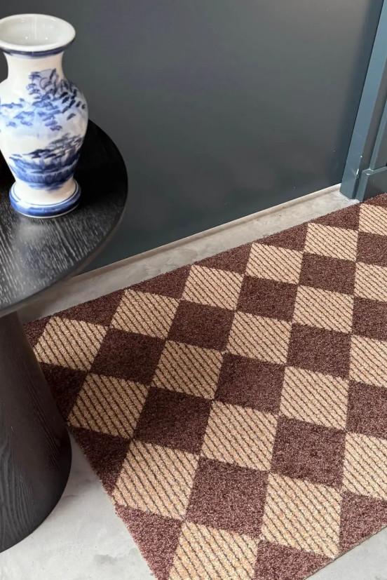 Deurmat Classic Square Brown Deurmat Classic Square Brown