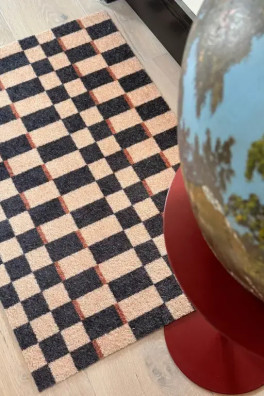 Deurmat Checker Grey