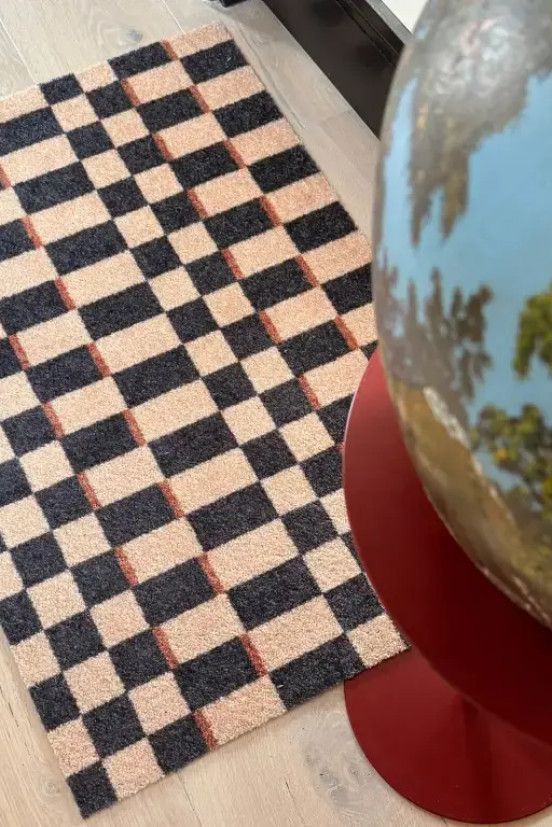 Deurmat Checker Grey Deurmat Checker Grey