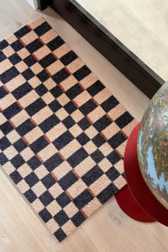 Deurmat Checker Grey Deurmat Checker Grey