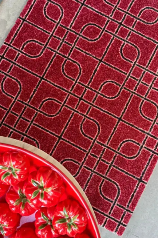 Deurmat Beso Burgundy Deurmat Beso Burgundy