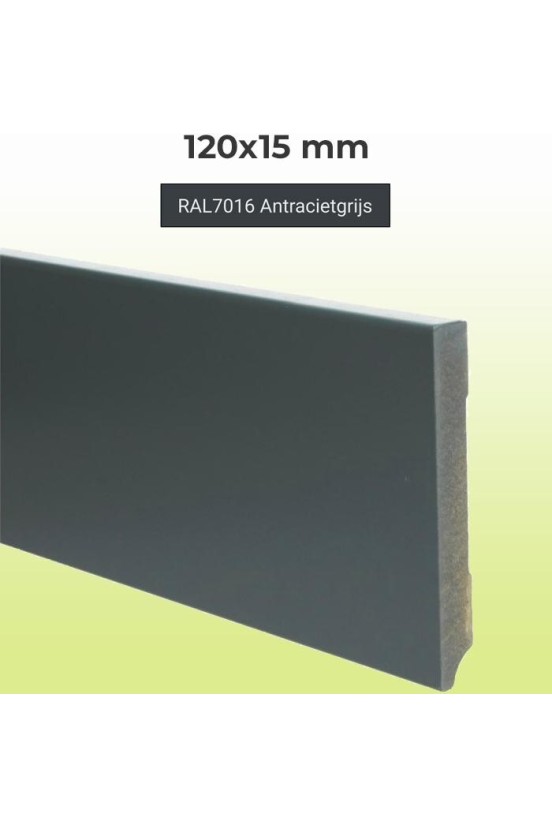 MDF Plint Antra RAL7016 120x15mm MDF Plint Antra RAL7016 120x15mm