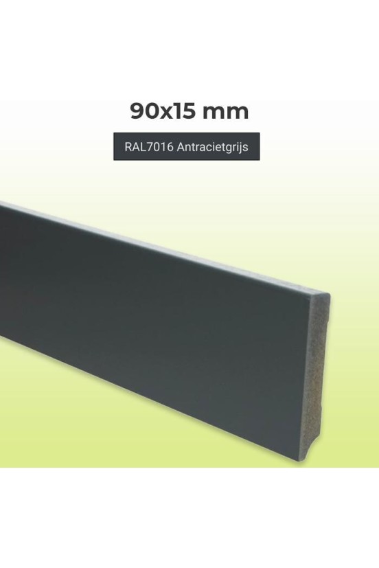 MDF Plint Antra RAL7016 90x15mm MDF Plint Antra RAL7016 90x15mm