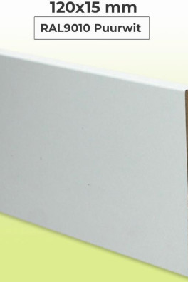 MDF Plint RAL9010 120x15mm