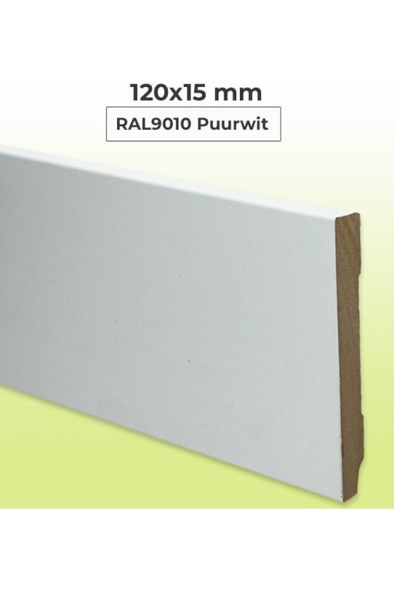 MDF Plint RAL9010 120x15mm MDF Plint RAL9010 120x15mm