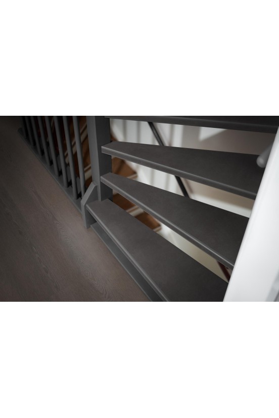 Traprenovatie set Ambiant Betonlook Ceramo Anthracite Traprenovatie set Ambiant Betonlook Ceramo Anthracite