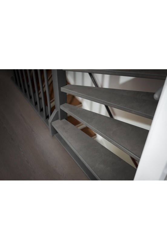 Traprenovatie set Ambiant Betonlook Ceramo Grey (4 treden) Traprenovatie set Ambiant Betonlook Ceramo Grey (4 treden)