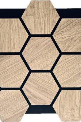 Wandpaneel Hexagon naturel Your Floor