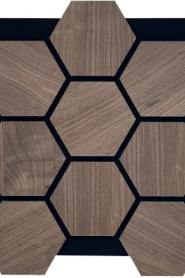 Wandpaneel Hexagon walnut Your Floor