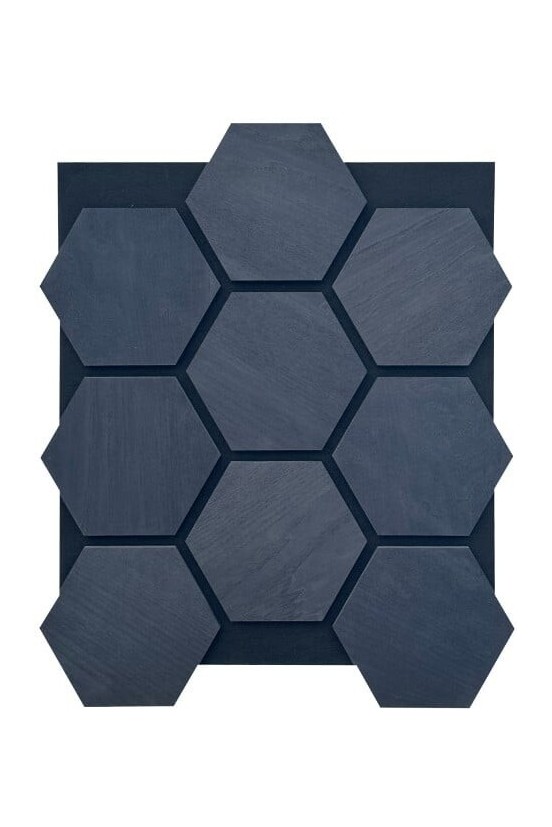 Wandpaneel Hexagon black ash Your Floor Wandpaneel Hexagon black ash Your Floor