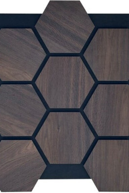 Wandpaneel Hexagon smoked Your Floor Wandpaneel Hexagon smoked Your Floor