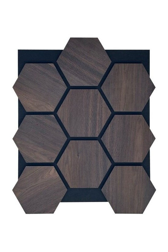 Wandpaneel Hexagon smoked Your Floor Wandpaneel Hexagon smoked Your Floor
