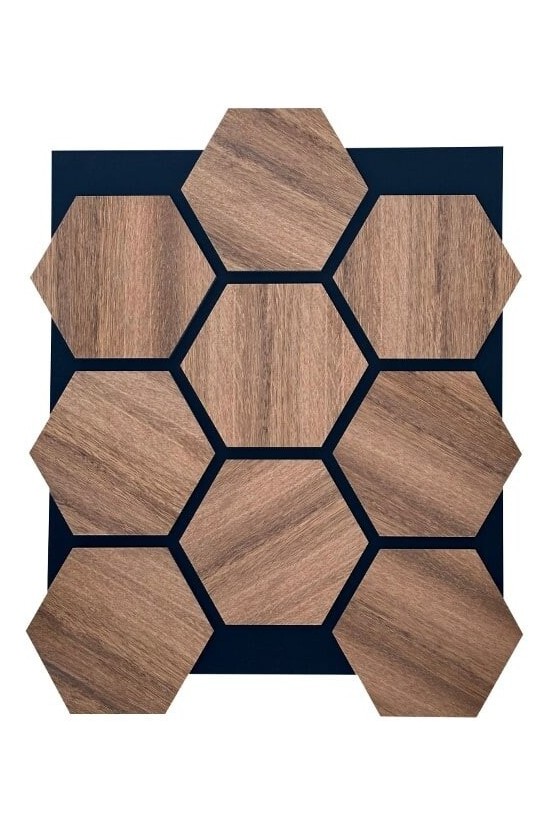 Wandpaneel Hexagon bronze Your Floor Wandpaneel Hexagon bronze Your Floor