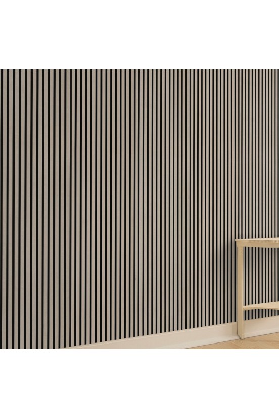 Ambiant Silentlines lattenwand taupe Ambiant Silentlines lattenwand taupe