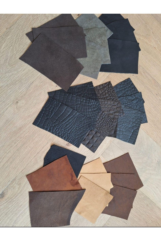 Leren trapbekleding Waterbuffel Selecte Nubuck India Krokoprint draai trap Leren trapbekleding Waterbuffel Selecte Nubuck India Krokoprint draai trap