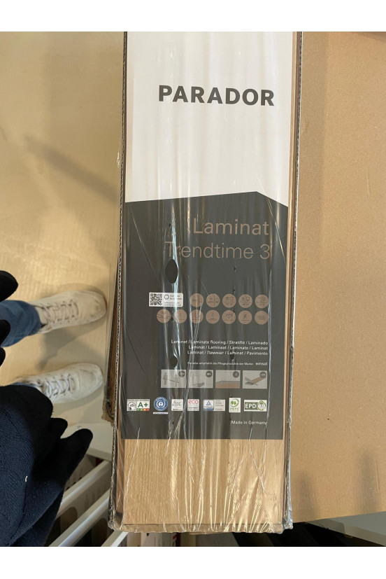 Partij: 55 m² Visgraat Parador Laminaat Trendtime 3 (35 pak) Partij: 55 m² Visgraat Parador Laminaat Trendtime 3 (35 pak)