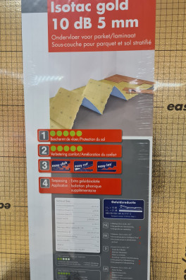 Isotac goud 10dB ondervloer