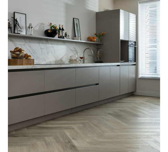 Douwes Dekker PVC klik brede visgraat Pepermunt Douwes Dekker PVC klik brede visgraat Pepermunt