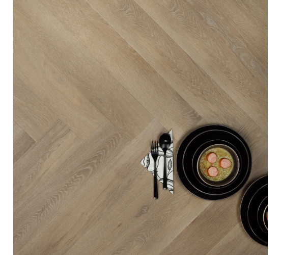 Douwes Dekker PVC klik Trendy visgraat Honing Douwes Dekker PVC klik Trendy visgraat Honing